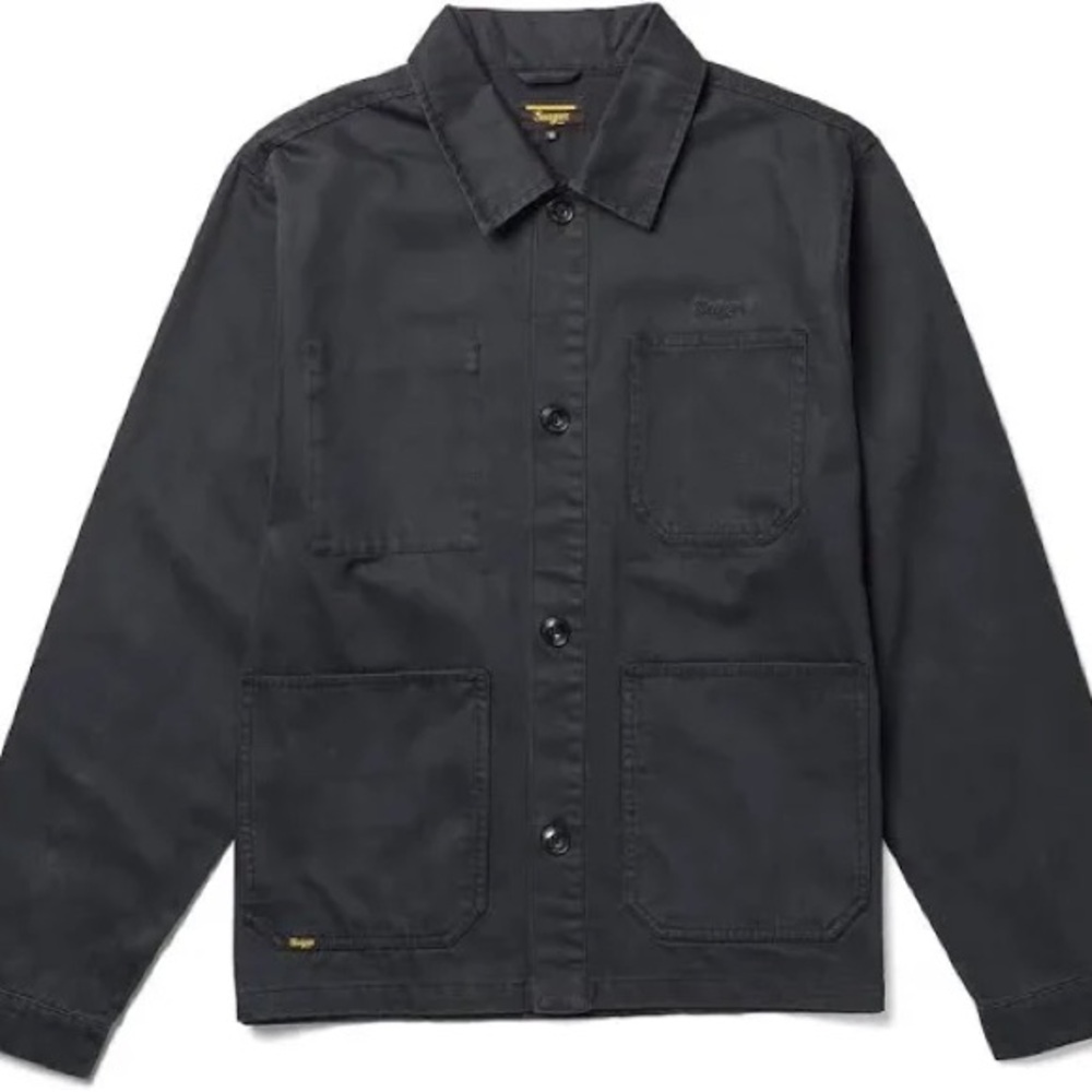 SEAGER CO West Ridge Chore Coat -Black Lightweight Shirt Jacket XXL NWT